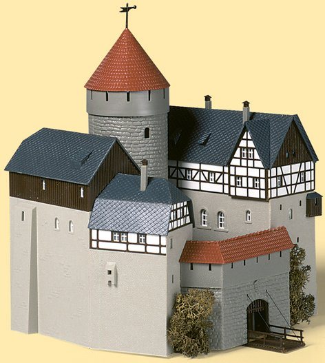 Auhagen Modelleisenbahn-Gebäude Burg Lauterstein