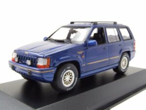 Maxichamps Modellauto Jeep Grand Cherokee 1995 dunkelblau metallic Modellauto 1:43 Maxichamp