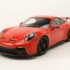 Norev Modellauto Porsche 911 992 GT3 2021 orange Modellauto 1:18 Norev