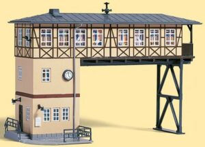 Auhagen Modelleisenbahn-Gebäude Brückenstellwerk