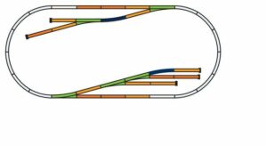 PIKO Modelleisenbahn-Set H0 Piko A-Gleis 55330 Ergänzungs-Set 1 Set