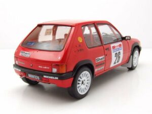 Solido Modellauto Peugeot 205 PTS #26 Tour de Corse 1990 rot Devin Viste Modellauto