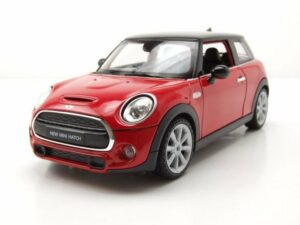 Welly Modellauto BMW Mini Cooper Hatch 2015 rot schwarz Modellauto 1:24 Welly