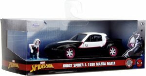 JADA Modellauto Modellauto H.R.Marvel Ghost-Spider 1990 Miata mit Figur 1:32 253223014