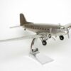 Brillibrum Modellflugzeug Modellflugzeug Douglas Dakota DC-3 Rosinenbomber Metall Vollmetall Standmodell Flugzeug-Modell Nachbildung Passagierflugzeug Transportflugzeug