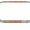 PIKO Modelleisenbahn-Set H0 Piko A-Gleis 55340 Ergänzungs-Set 1 Set