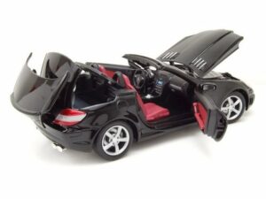 Motormax Modellauto Mercedes SLK 55 AMG R171 2002 schwarz Modellauto 1:18 Motormax