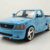 JADA Modellauto Ford F-150 SVT Lightning Pick Up 1999 blau I Love the 90s Modellauto