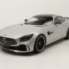 Minichamps Modellauto Mercedes AMG GT-R 2021 silber Modellauto 1:18 Minichamps