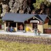 Auhagen Modelleisenbahn-Set Auhagen 11 357 H0 Kleiner Haltepunkt Holzmühle