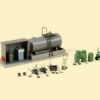 Auhagen Modelleisenbahn-Set Auhagen 11469 H0 Kleinlok-Tankstelle