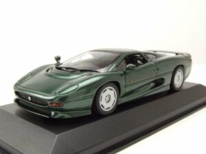 Maxichamps Modellauto Jaguar XJ 220 1991 grün metallic Modellauto 1:43 Maxichamps