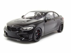 Minichamps Modellauto BMW M2 CS 2020 schwarz metallic mit schwarzen Felgen Modellauto 1:18