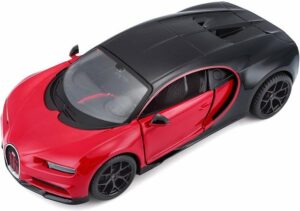 Maisto® Modellauto Bugatti Chiron Sport (schwarz-rot)