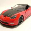 JADA Modellauto Chevrolet Corvette Z06 2006 rot/schwarz Modellauto 1:24 Jada Toys