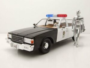 GREENLIGHT collectibles Modellauto Chevrolet Caprice Metropolitan Police 1987 Terminator 2 mit T-1000