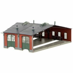 Märklin Modelleisenbahn-Set H0 Erweiterung Bausatz Lokschuppen 12°