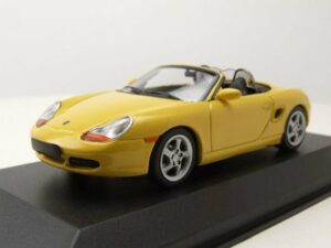 Maxichamps Modellauto Porsche Boxster 1999 gelb Modellauto 1:43 Maxichamps