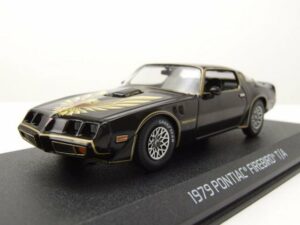 GREENLIGHT collectibles Modellauto Pontiac Firebird Trans Am 1979 schwarz Rocky 2 Modellauto 1:43 Greenli