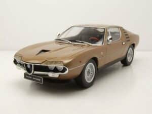 KK Scale Modellauto Alfa Romeo Montreal 1970 gold metallic Modellauto 1:18 KK Scale