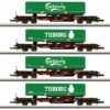 Märklin Modellauto Märklin 82290 Z 4er-Set Taschenwagen der AAE Cargo