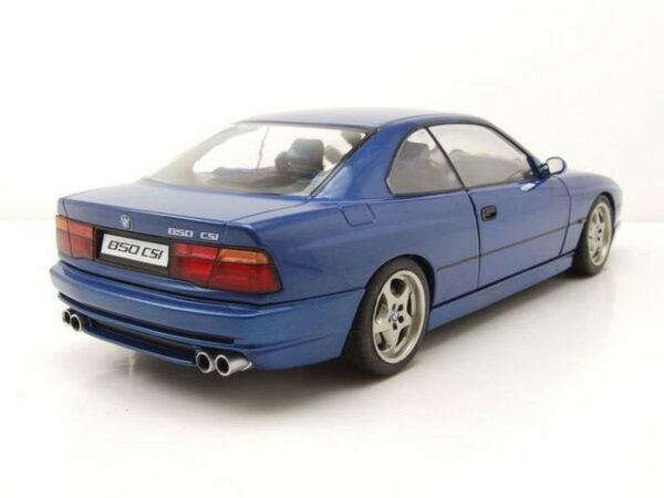 Solido Modellauto BMW 850 CSI E31 1990 blau Modellauto 1:18 Solido