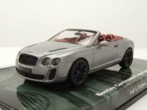 Minichamps Modellauto Bentley Continental Supersports Cabrio 2010 grau metallic Modellauto