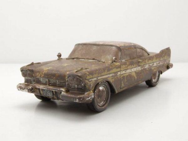 GREENLIGHT collectibles Modellauto Plymouth Belvedere Tulsa Oklahoma Tulsarama 1957 gold weiß verschmutzt