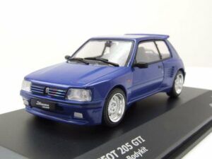 Solido Modellauto Peugeot 205 GTI Dimma 1989 blau metallic Modellauto 1:43 Solido