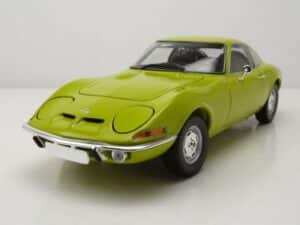 Minichamps Modellauto Opel GT 1970 hellgrün Modellauto 1:18 Minichamps