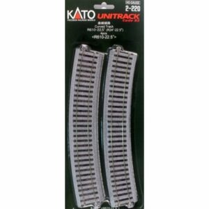 KATO Modelleisenbahn-Set H0 4er-Set Gebogenes Gleis R610-22.5°