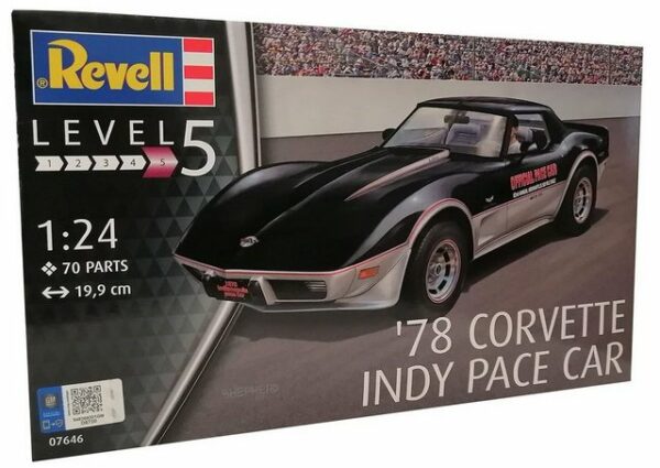 Revell® Modellauto Revell 07646 ´78 Corvette Indy Pace Car Modellbaus