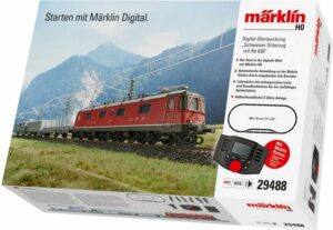 Märklin Modelleisenbahn-Set Digital-Startpackung "Schweizer Güterzug mit Re 620" - 29488