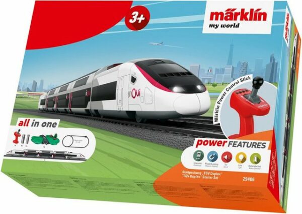 Märklin Modelleisenbahn-Set Märklin my world - Startpackung TGV Duplex - 29406