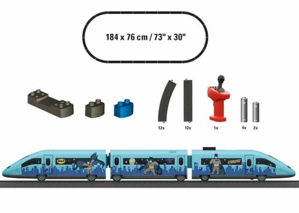 Märklin Modelleisenbahn-Set Märklin 29345 Spur H0 Startpackung Batman