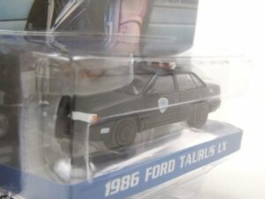 GREENLIGHT collectibles Modellauto Ford Taurus LX Detroit Metro West Police 1986 schwarz RoboCop Modellau