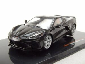 ixo Models Modellauto Chevrolet Corvette C8 2020 schwarz Modellauto 1:43 ixo models