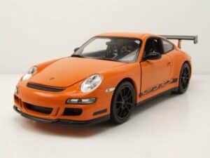 Welly Modellauto Porsche 911 (997) GT3 RS 2007 orange Modellauto 1:18 Welly