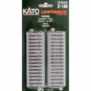 KATO Modelleisenbahn-Set H0 4er-Set Gleis gerade 123 mm