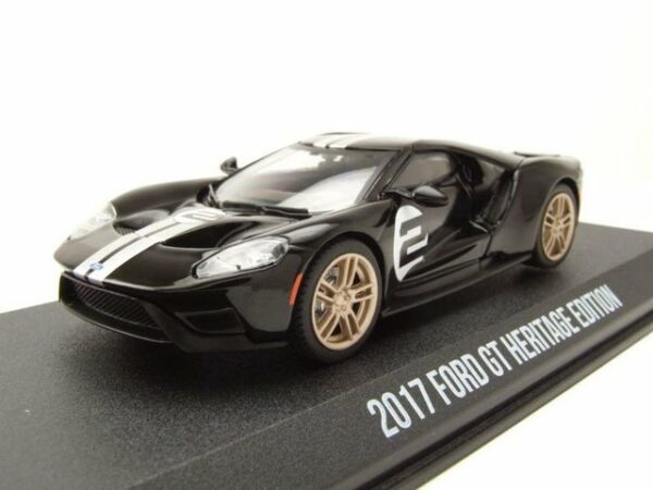GREENLIGHT collectibles Modellauto Ford GT 2017 66 Heritage Edition #2 schwarz Barret Jackson Auction