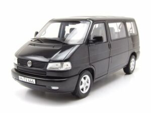 Schuco Modellauto VW T4 b Bus Caravelle 1990 schwarz Modellauto 1:18 Schuco