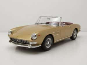 KK Scale Modellauto Ferrari 275 GTS Spyder 1964 Pininfarina gold Modellauto 1:18 KK Scale