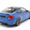 Minichamps Modellauto BMW M2 CS 2020 blau metallic mit goldenen Felgen Modellauto 1:18 Minic