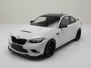 Minichamps Modellauto BMW M2 CS 2020 weiß mit schwarzen Felgen Modellauto 1:18 Minichamps