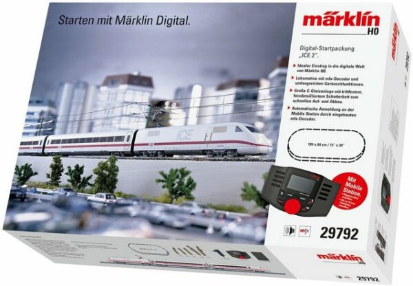 Märklin Modelleisenbahn-Set Märklin Digital - Startpackung ICE 2