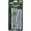 KATO Modelleisenbahn-Set H0 Weiche Rechts 215 mm mit R550-8°