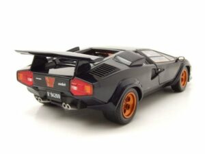 Kyosho Modellauto Lamborghini Countach dunkelblau Walter Wolf Modellauto 1:18 Kyosho