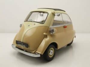 KK Scale Modellauto BMW 250 Isetta 1959 creme gelb Modellauto 1:12 KK Scale