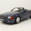 Norev Modellauto Mercedes 500 SL Cabrio R129 1989 blau metallic Modellauto 1:18 Norev