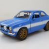 JADA Modellauto Ford Escort RS 2000 1974 blau weiß Brian Fast & Furious Modellauto
